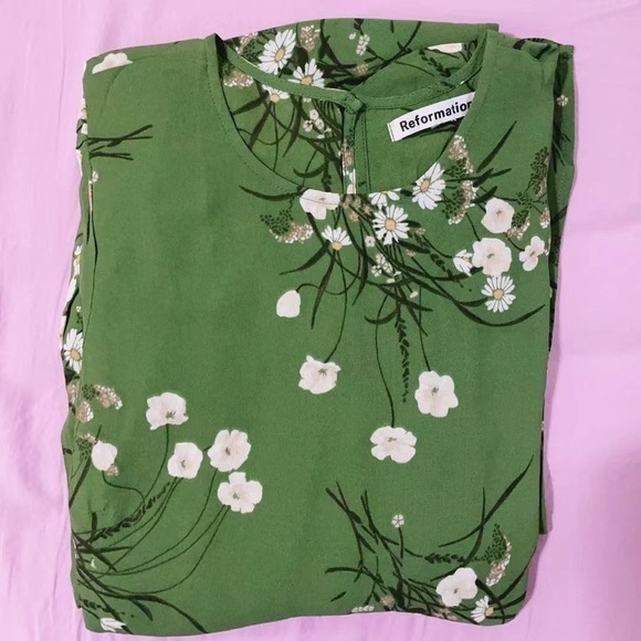 Reformation Carolena Dress in Lomita *NEW* - Picture 6 of 6